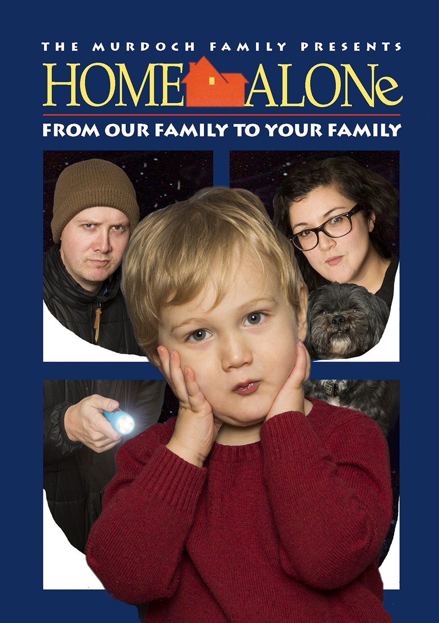 Home Alone Inspired Christmas Card!