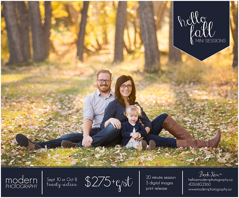 Fall is Here! (almost…) But that means family photography season!