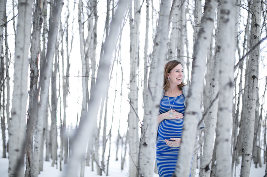 Jackie & Brian -plus one! {Calgary maternity photographer}