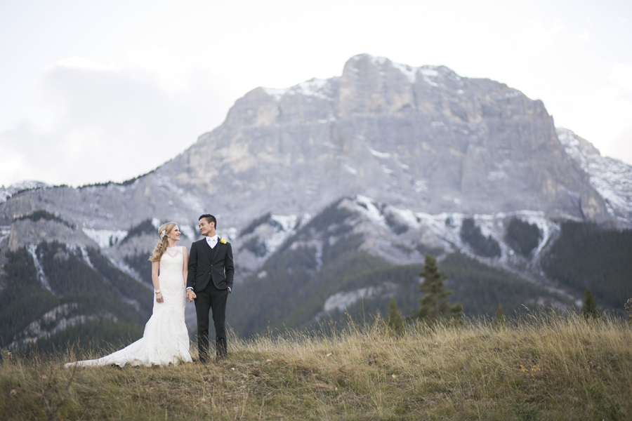 Michelle & Dustin -married! {Canmore Stewart Creek Wedding Photographer}