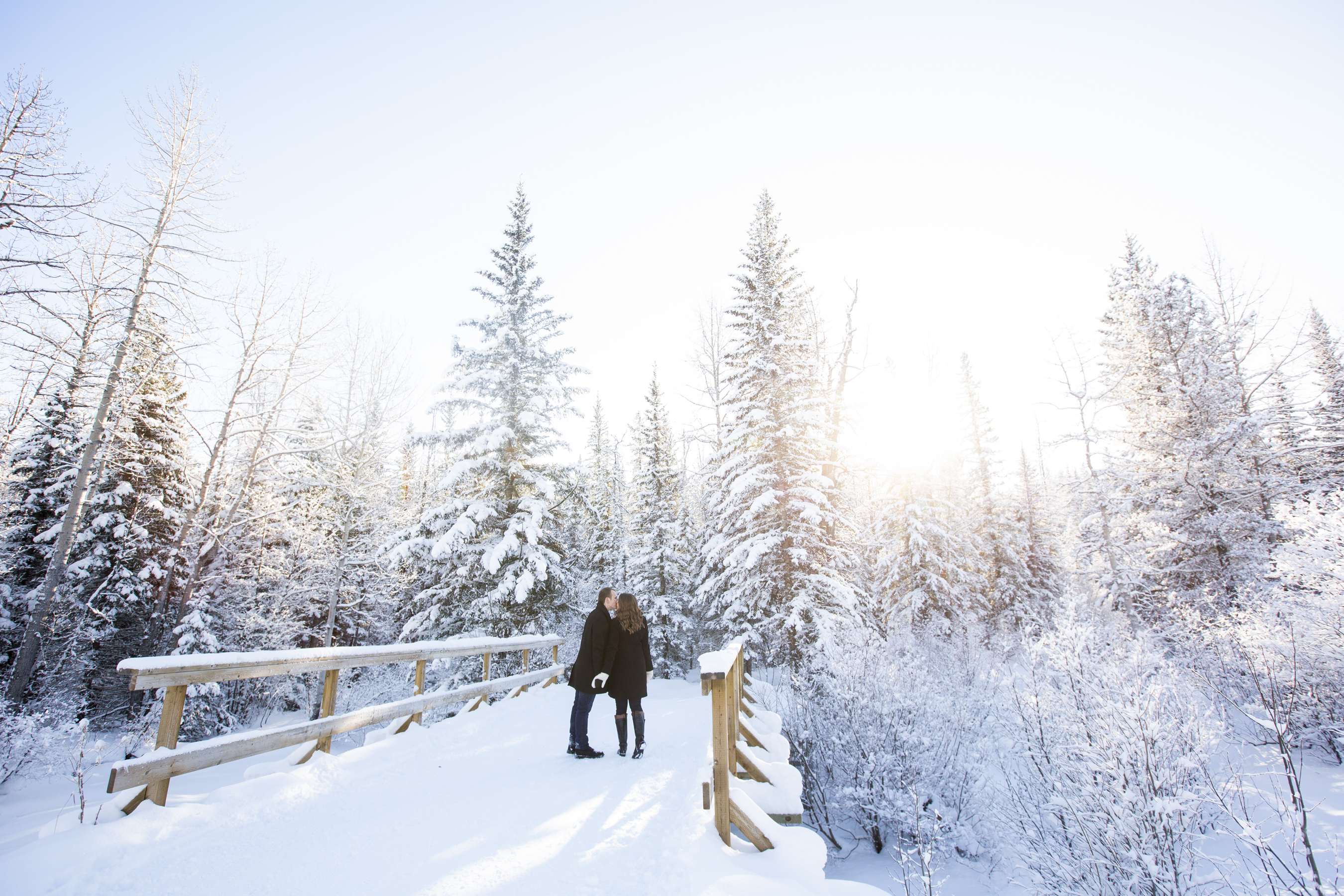 J+J | A Calgary Winter Engagement |